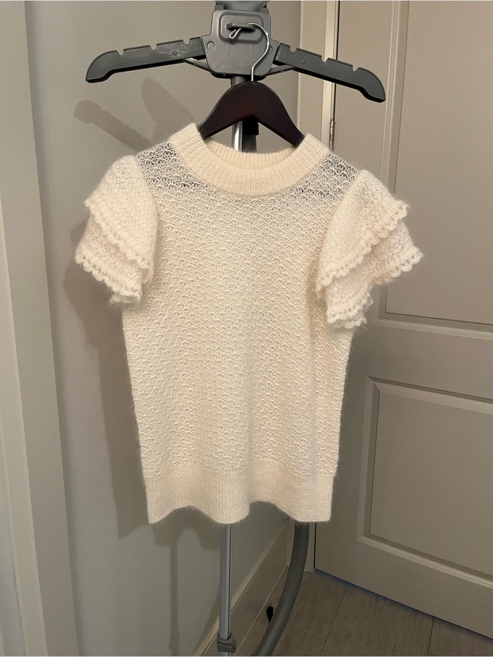 Sezane Ilda Jumper Ecru - Size XS